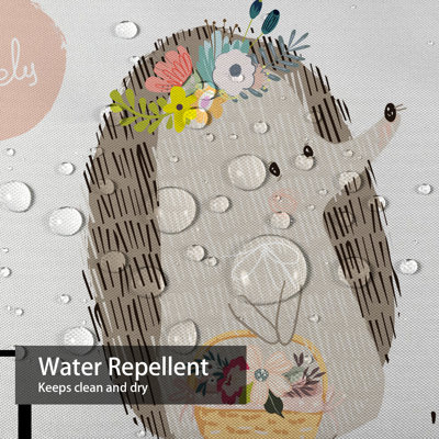 Mignon rideau de douche avec 12 crochets