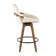 Whitacre Swivel Upholstered Counter Stool with Solid Wood Frame