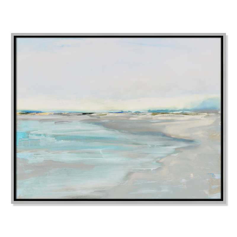 «Inlet at Dusk Print» par Val Rhodes, Argent argent, H 23,5 po x l 29,5 po