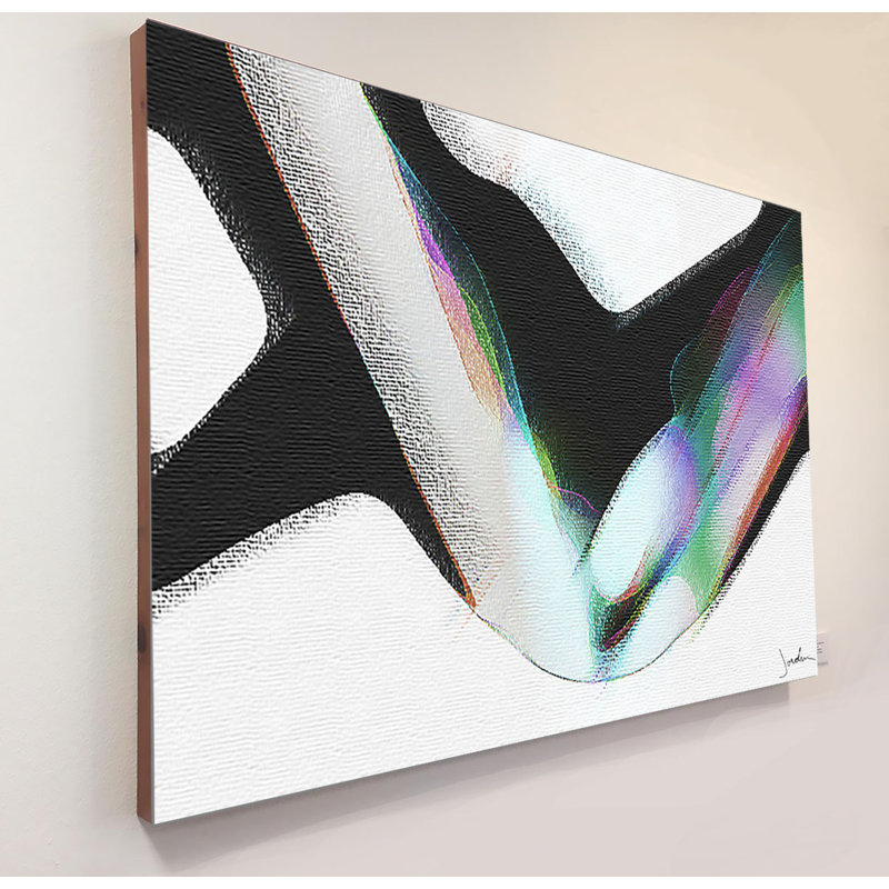 «Water Coloresque» par Kent Wilcoxson Jordan - Peinture encadrée 1 pièce