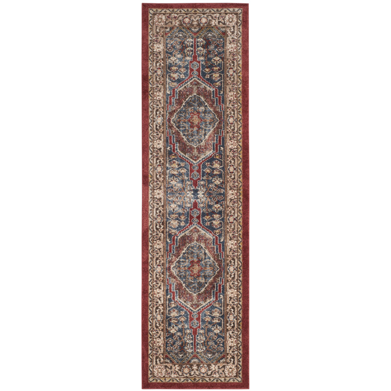 Tapis performance oriental Isanotski, Tapis de couloir 2 pi 3 po x 8 pi