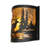 12" Wide Elk At Lake Wall Sconce