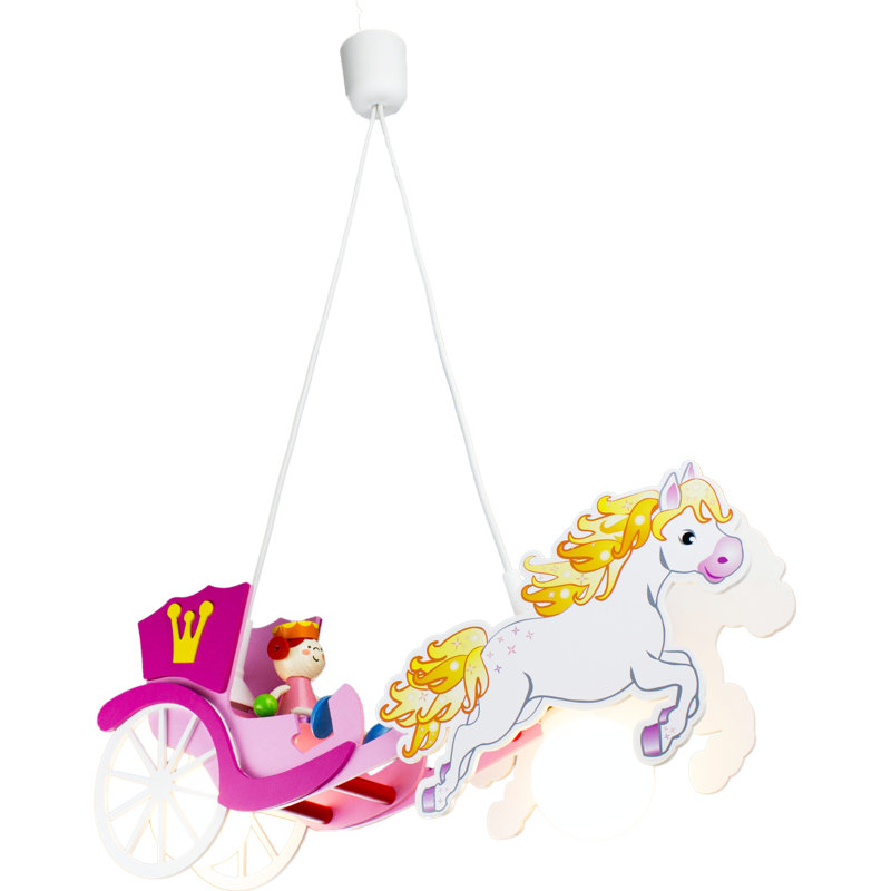 Duckett 1 - Light Pink/White Pendant