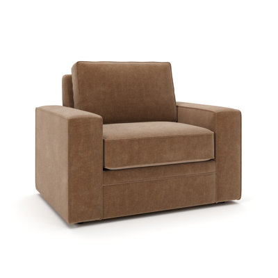 Chaise d'appoint rembourrée Brynn