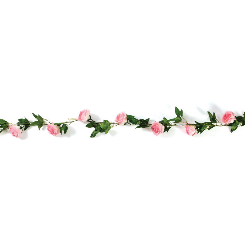 12'' in. Faux Rose Garland