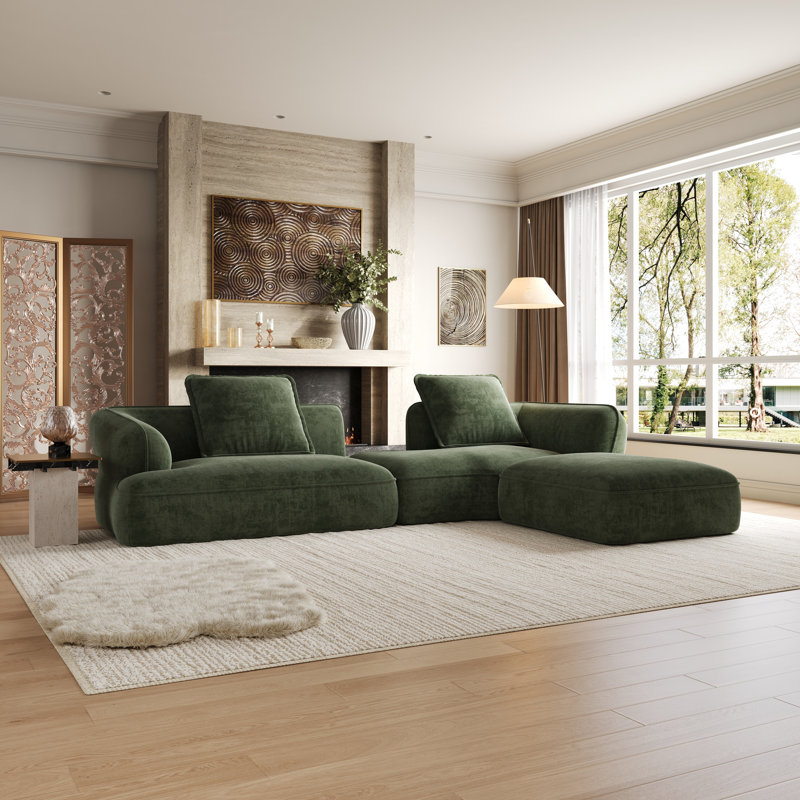 Canapé modulaire Alto, Vert