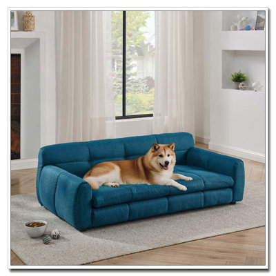 Lit rectangulaire pour chien, canapé-lit pour chien