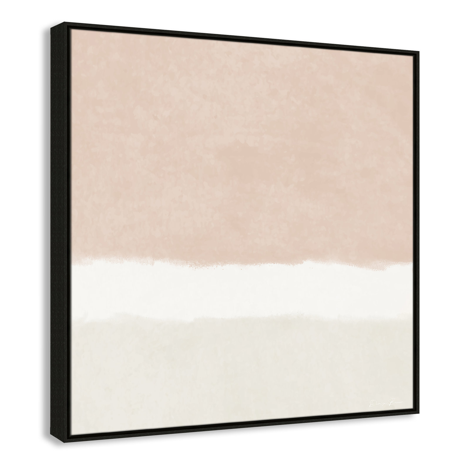 Willadeene "Slate 2" Print, 37.5" H x 37.5" W, Espresso Framed