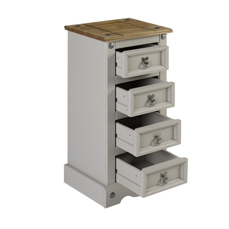 Bridewell 35cm W Bedside Table, Grey