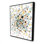 Little bubbles - Beige Minimalist Framed Canvas Home Decor