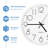 Seaborough Wall clock Plastic Silent Suitable for decoration 12in Black-120089492-120089491