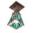 5" Square Valencia Mission Flushmount