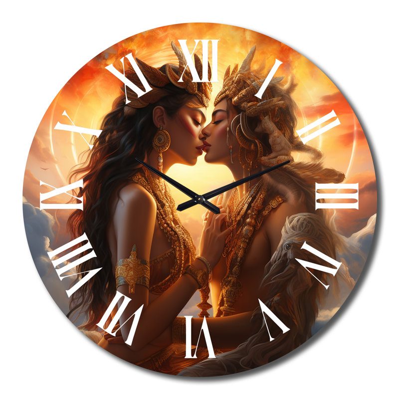 Horloge murale Sacred Love Divine Couple, Grand