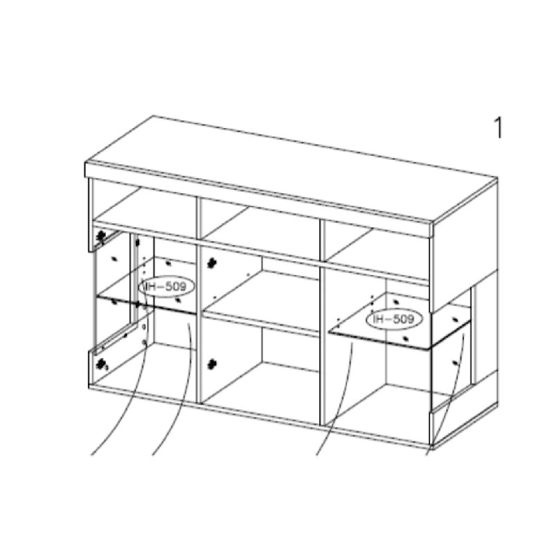 Datwan 182cm Sideboard, Grey