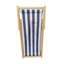 Chaise longue pliante Populus Wood Stripe Blue Stripe