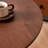 Walnut Round Solid Wood Dining table-1711498509