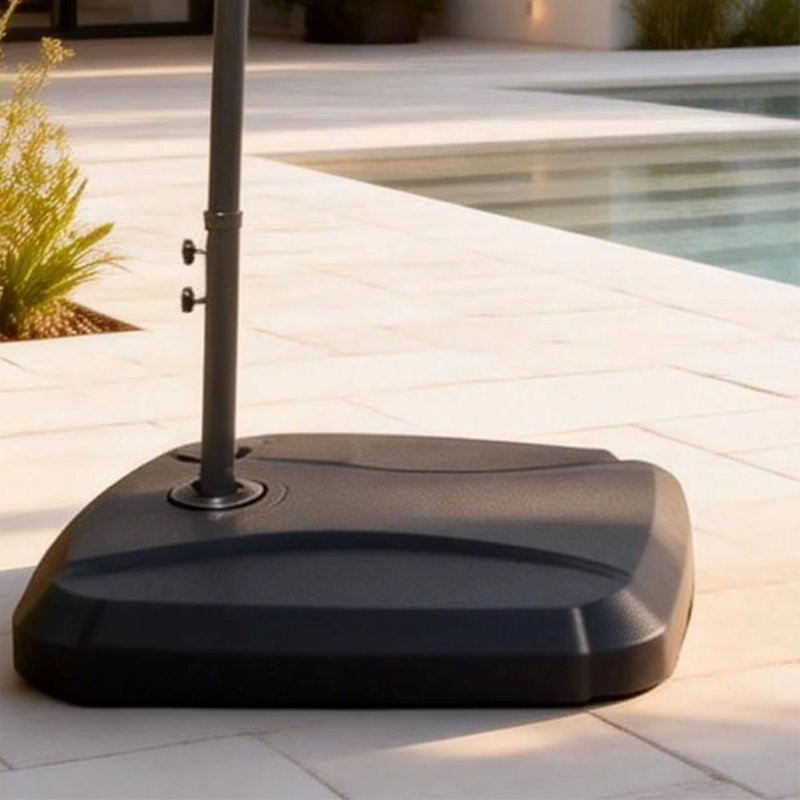 6.5kg Plastic Free Standing Umbrella Base with Wheels