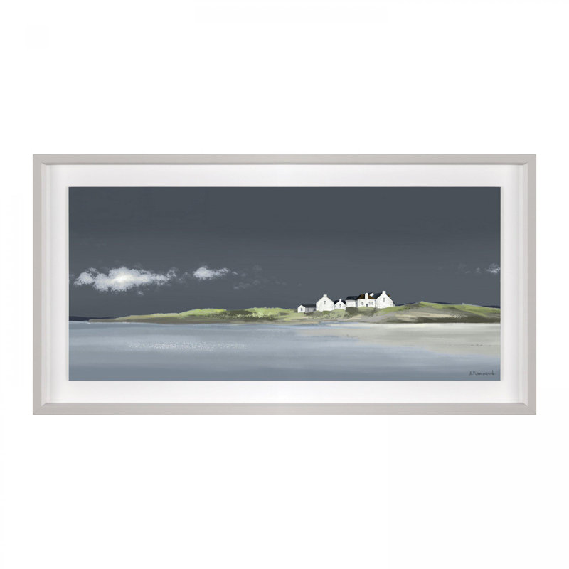 True Blue - Single Picture Frame Painting on Plastic / Acrylic
