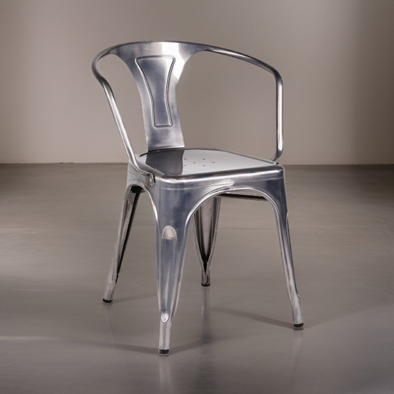 Jennalyn 17.4'' H Metal Stacking Armchair