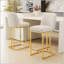 Ensemble de 2 chaises de bar modernes avec un design créatif et confortable, idéal pour les bars, les restaurants et les comptoirs de cuisine-37354689