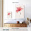 Fleur rose Harnek translucide-108252162