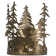 Rustic Lodge 1 - Light Flush Mounted Sconce