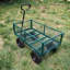 (Chariot de chariot à roues solide vert)-117353991