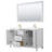 Daria 60'' Double Bathroom Vanity with Carrara Marble Top-97959595-97959597-97959601