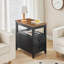Tacito 23.6'' Tall 2-Drawer End Table with Storage and Charging Station-1673764313