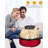 Babevy 6 Oz. Hot Air Popcorn Popper, Popcorn Machine Stand / Cart