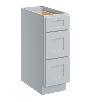 CASAINC H34.5" X D24" Kitchen Cabinet Floor Base Cabinet With 3 Drawers
