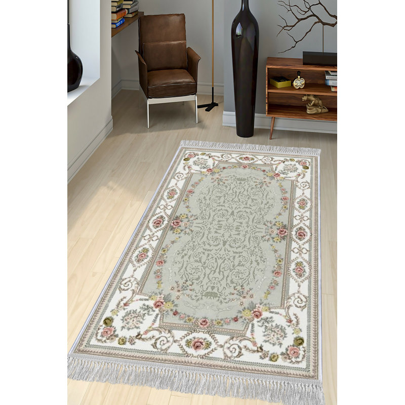 Luxurious Velvet Area Rug, 5.2 x 7.5 ft | 100% Velvet Fabric, 100% Cotton Sole, 0.4 in Pile Height | Antibacterial, Non-Slip, Machine Washable | Elegant 3D Digital Print, Perfect for Living Room & Bedroom Décor