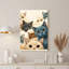Toile bleue sur fond beige-132738883