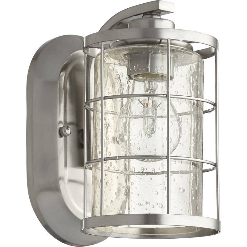 Balentine Steel Wall Mount, Satin Nickel