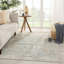 Tapis oriental bleu sarcelle imprimé à la machine Captiva-65648392