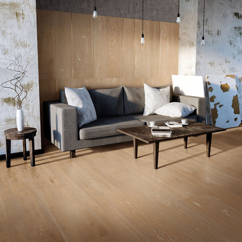 Carrelage aspect bois Veloura 8X48 Miele, Naturel