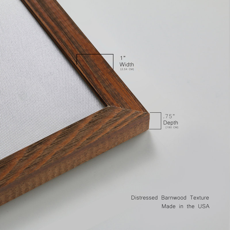 «Mixed Signals VII», reproduction sur toile encadrée, Érable encadré, H 21 po x l 21 po x P 1 po