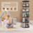 Rotating Bookshelf Tower 5 Tier, Spinning Bookcase, Revolving 360 Book Shelf Narrow Tall Bookcase, Vertical Turning Round storage Bookshelf, Book Shelf Organizer for Bedroom, Living Room, Black-910998860
