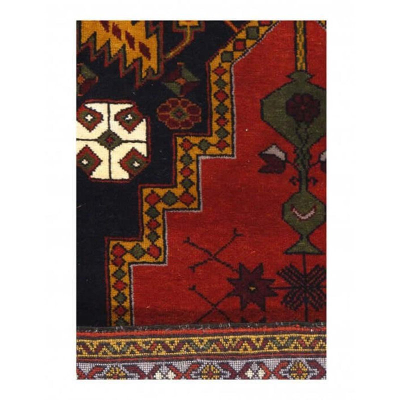 Mildrid Oriental Area Rug in Red