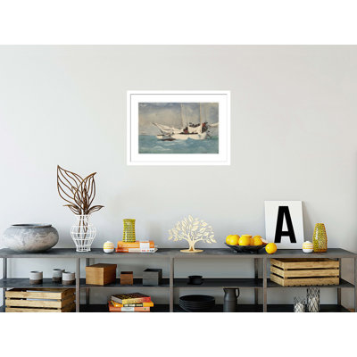 Key West Hauling Anchor by Winslow Homer -Framed Giclee Print