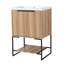 Meuble-lavabo autoportant avec lavabo en résine