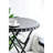 Black Stowable Side Table And Two Seats