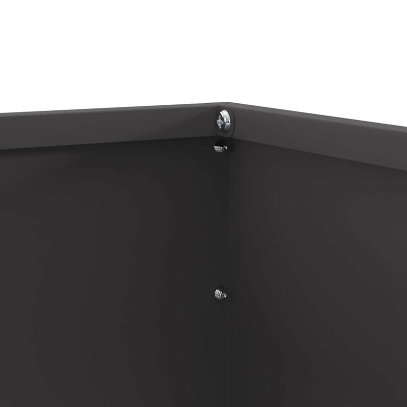 Steel Hardware, Black, 13cm H x 50cm W