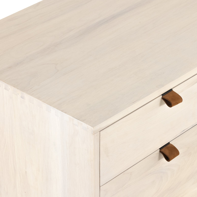 Solid Wood Modular L-Shaped Writing Desk, Dove Poplar