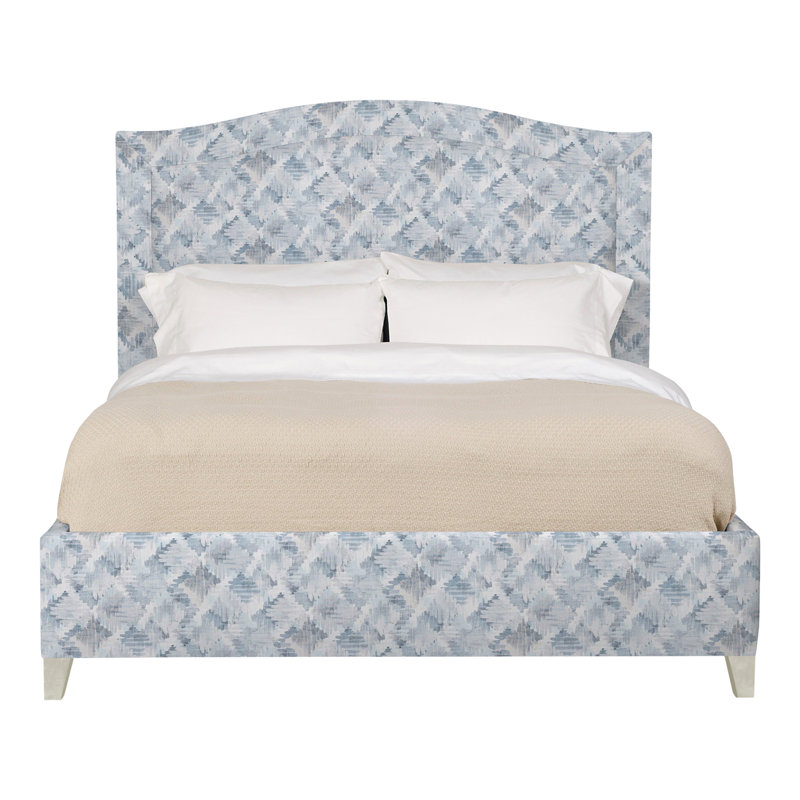 Caroline/Casey Upholstered Bed, Wrenn, Tuck Metal, Queen