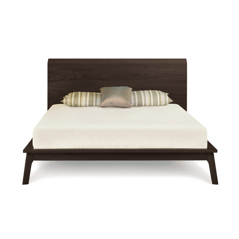 Catalina Solid Wood Bed, Smoke Cherry, King