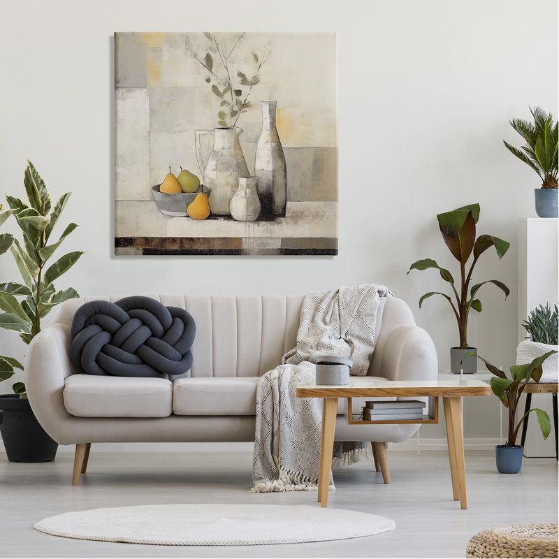 «Country Pear Still Life» sur toile, H 36 po x l 36 po x P 1,5 po