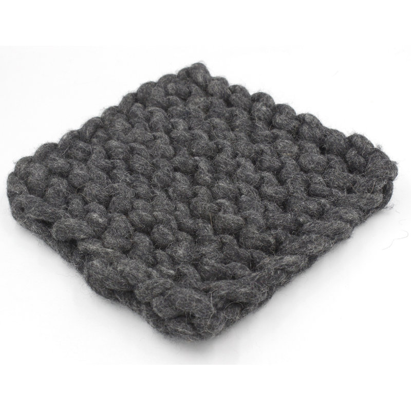 Square 1 Piece Coaster, Charcoal