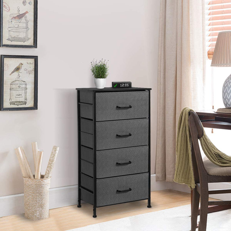 Bertilla 4 Drawer Storage Drawer