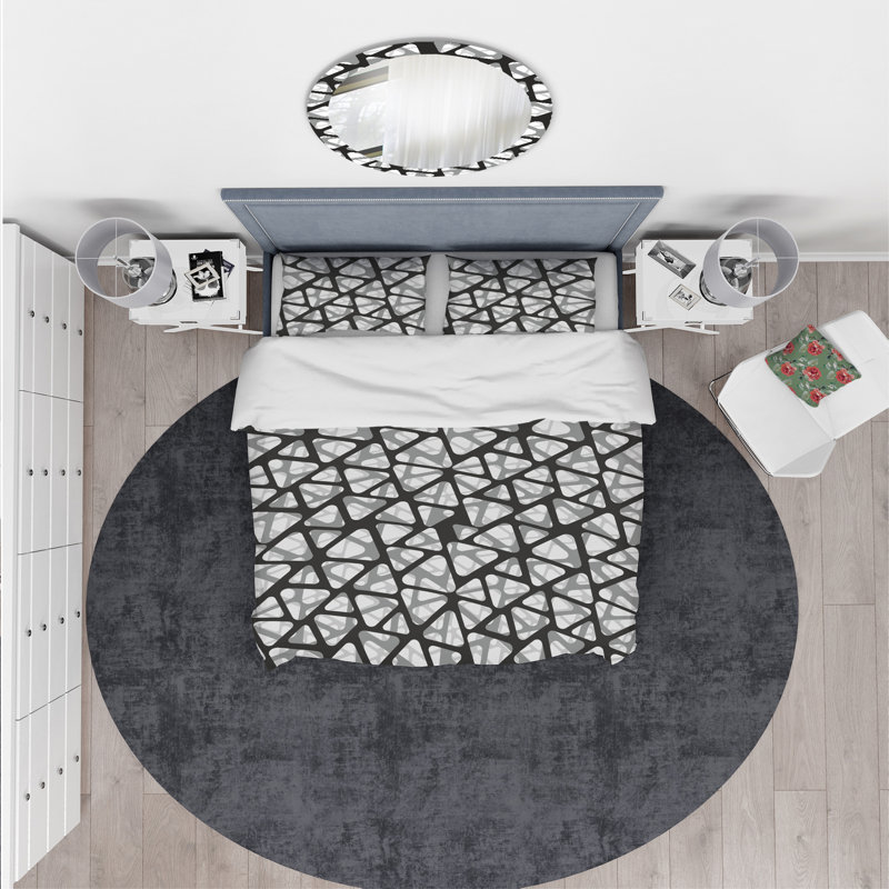 Ensemble de housse de couette designart, Housse simple + 1 taie décorative